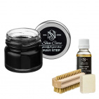 Набор для ухода за обувью из замши и нубука темно-коричневый  MAVI STEP Aurora Kit