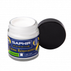 Жидкая кожа Saphir в стеклянной баночке Creme Renovatrice 25 мл., Серебряная