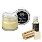 Набор для ухода за обувью из замши и нубука кремовый MAVI STEP Aurora Kit