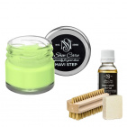 Набор для ухода за обувью из замши и нубука бледно-салатовый MAVI STEP Aurora Kit