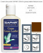 Крем-бальзам Saphir Greasy Leather 125 мл., Средне-коричневый