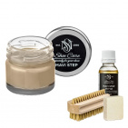 Набор для ухода за обувью из замши и нубука темно-бежевый  MAVI STEP Aurora Kit