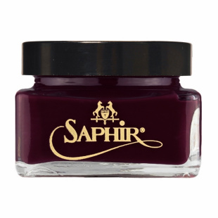 Крем Saphir Medaille для обуви Shoe Polish Pommadier 75 мл., Бордовый фото 42179