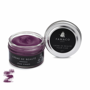 Крем для обуви сиренево-фиолетовый Famaco Creme De Beaute, 50 мл фото 47717