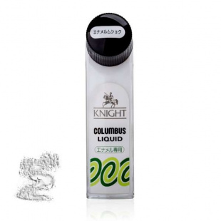 Жидкий белый крем для обуви Columbus Knight Liquid, 65 мл фото 46491