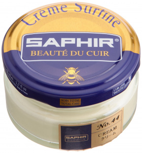 Крем Saphir для обуви увлажняющий Creme Surfine 50 мл., Кремовый фото 44637