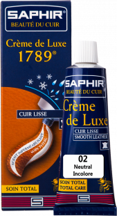 Крем для обуви Saphir Crème De Luxe 1789 50 мл, Белый фото 44937