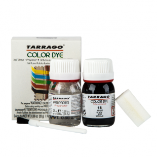 Краска Tarrago для гладкой кожи SELF SHINE COLOR DYE double 25мл.+25мл., Лиловая фото 43971