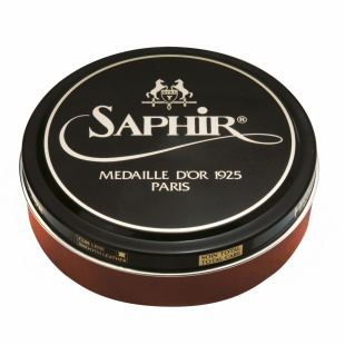 Паста-крем Saphir Medaille D'or для обуви Pate De Luxe 100 мл., Светло-коричневая фото 44669