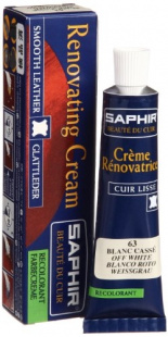 Жидкая кожа Saphir Creme Renovatrice 25 мл., Беловатая фото 44815