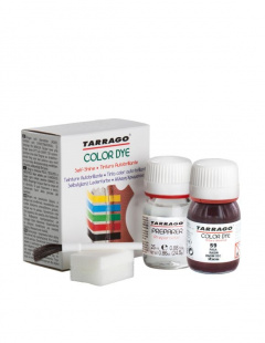 Краска Tarrago для гладкой кожи SELF SHINE COLOR DYE double 25мл.+25мл., Изюм темно-коричневый фото 44454