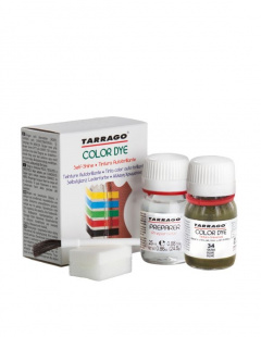 Краска Tarrago для гладкой кожи SELF SHINE COLOR DYE double 25мл.+25мл., Оливковая фото 44473