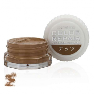 Крем цвета ореховый для восстановления обуви Columbus Leatherian Color Repair, 9 ml фото 46765