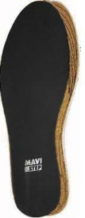 Кожаные стельки MAVI STEP Leather Cork Black размер 35 фото 53403
