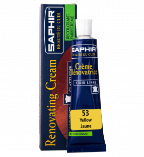 Жидкая кожа Saphir Creme Renovatrice 25 мл., Желтая фото 44869