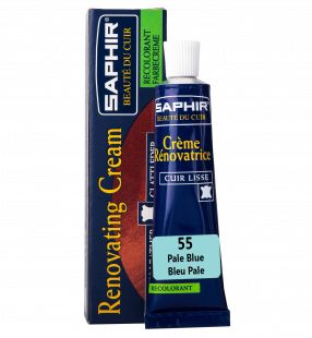 Жидкая кожа Saphir Creme Renovatrice 25 мл., Бледно-голубая фото 44862