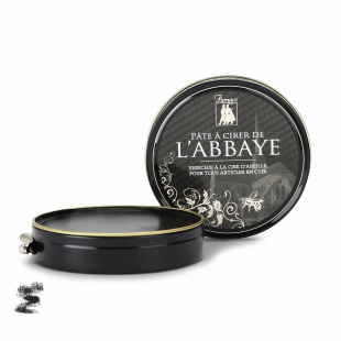 Паста для блеска черная обуви Famaco Pate A Cirer De l'Abbaye, 100ml фото 48126