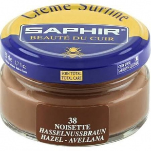 Крем Saphir для обуви увлажняющий Creme Surfine 50 мл., Ореховый фото 44749