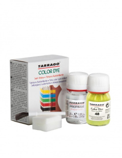Краска Tarrago для гладкой кожи SELF SHINE COLOR DYE double 25мл.+25мл., Зеленый соус фото 44452