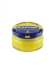 Крем Saphir для обуви увлажняющий Creme Surfine 50 мл., Желтый фото 44621