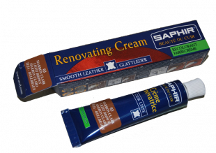 Жидкая кожа Saphir Creme Renovatrice 25 мл., Светло-коричневая фото 44711