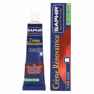 Жидкая кожа Saphir Creme Renovatrice 25 мл., Красный гермес фото 44799