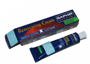 Жидкая кожа Saphir Creme Renovatrice 25 мл., Бледно-голубая фото 44696