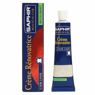 Жидкая кожа Saphir Creme Renovatrice 25 мл., Кремовая фото 44798