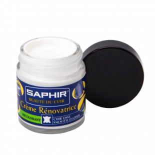 Жидкая кожа Saphir в стеклянной баночке Creme Renovatrice 25 мл., Серая фото 43549