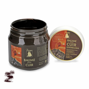 Бальзам темно-коричневый для деликатной кожи Famaco Baume Pour Cuir, 300 ml фото 47295