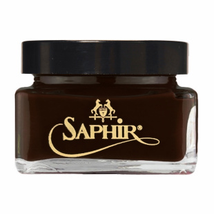 Крем Saphir Medaille для обуви Shoe Polish Pommadier 75 мл., Темно-коричневый фото 42177