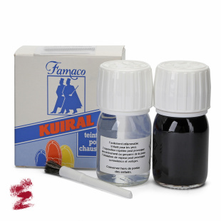 Краска розово-красная для обуви Famaco Kit Teinture Liquide, 30 мл. фото 47490