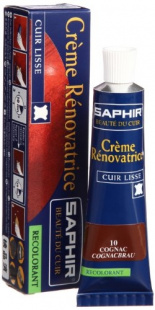 Жидкая кожа Saphir Creme Renovatrice 25 мл., Коньяк фото 44822