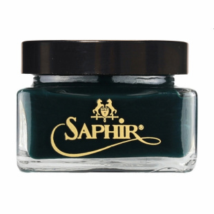 Крем Saphir Medaille для обуви Shoe Polish Pommadier 75 мл., Темно-зеленый фото 42185