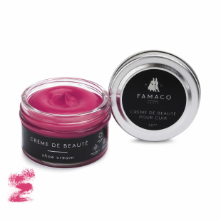Крем для обуви ярко-розовый Famaco Creme De Beaute, 50 мл фото 47755
