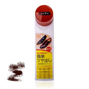 Крем для обуви темно-коричневый Columbus Basic Liquid Cream, 40ml фото 46710