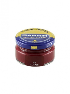 Крем Saphir для обуви увлажняющий Creme Surfine 50 мл., Вишневый фото 44616
