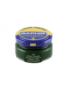 Крем Saphir для обуви увлажняющий Creme Surfine 50 мл., Охотничий зеленый фото 44649