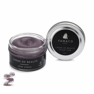 Крем для обуви темно-лиловый Famaco Creme De Beaute, 50 мл фото 47732