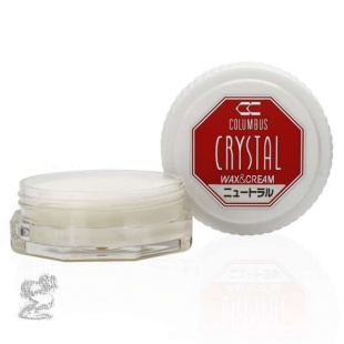 Воск нейтральный для обуви Columbus Crystal Wax&Cream, 35 ml фото 46554