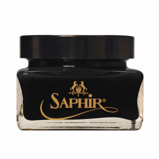 Крем Saphir Medaille D'or для обуви Creme Cordovan 75 мл., Черный фото 44733