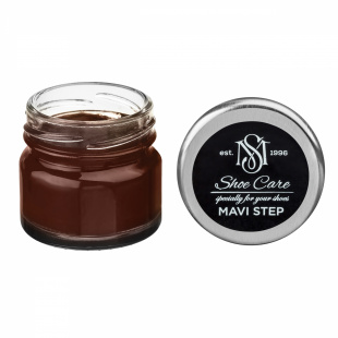 Крем для обуви темно-коричневый 180 Франция MAVI STEP Creme de Beaute