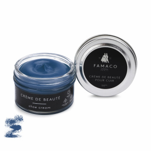 Крем для обуви фиолетово-синий Famaco Creme De Beaute, 50 мл фото 47744