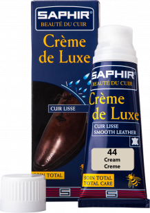 Крем Saphir водоотталкивающий Creme De Luxe 75 мл., Кремовый фото 44929