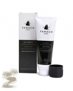 Крем-блеск темно-серо-бежевый для гладкой кожи Famaco Sil'best, 75 мл фото 47977