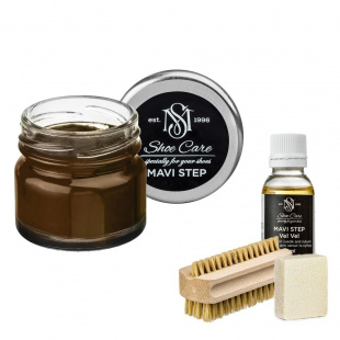 Набор для ухода за обувью из замши и нубука невада MAVI STEP Aurora Kit фото 55402