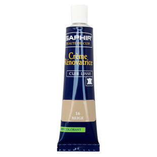 Жидкая кожа Saphir Creme Renovatrice 25 мл., Бежевая фото 44784