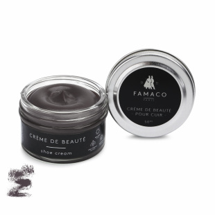 Крем для обуви фиолетово-серый Famaco Creme De Beaute, 50 мл фото 47743