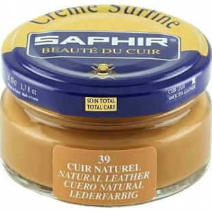 Крем Saphir для обуви увлажняющий Creme Surfine 50 мл., Натуральный фото 44746