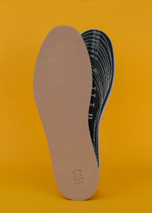 Антибактериальные кожаные стельки MAVI STEP Leather Carbon, 35-46 р. фото 52063